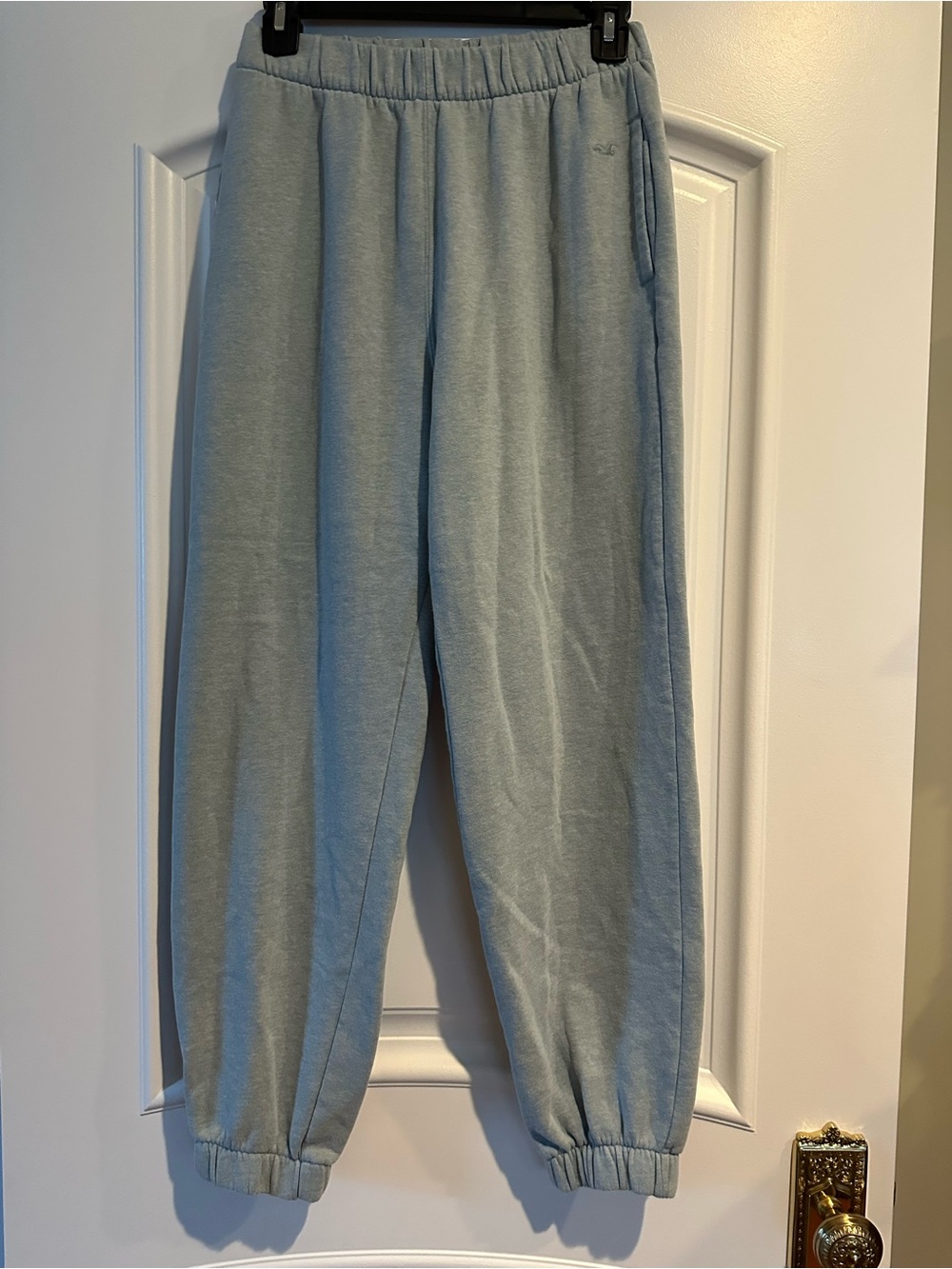 Hollister Light Blue Women's Jogger Sweatpants Size XS with Pockets